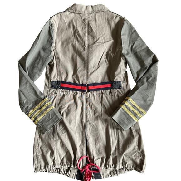 Vintage Women’s Green Cargo Military Jacket Size Small - Picture 3 of 8